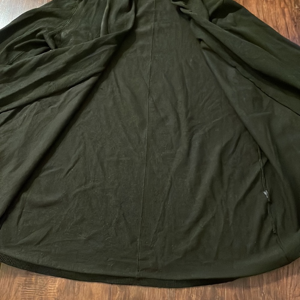 Zara Knit Green Cardigan Sweater Large - Picture 7 of 8